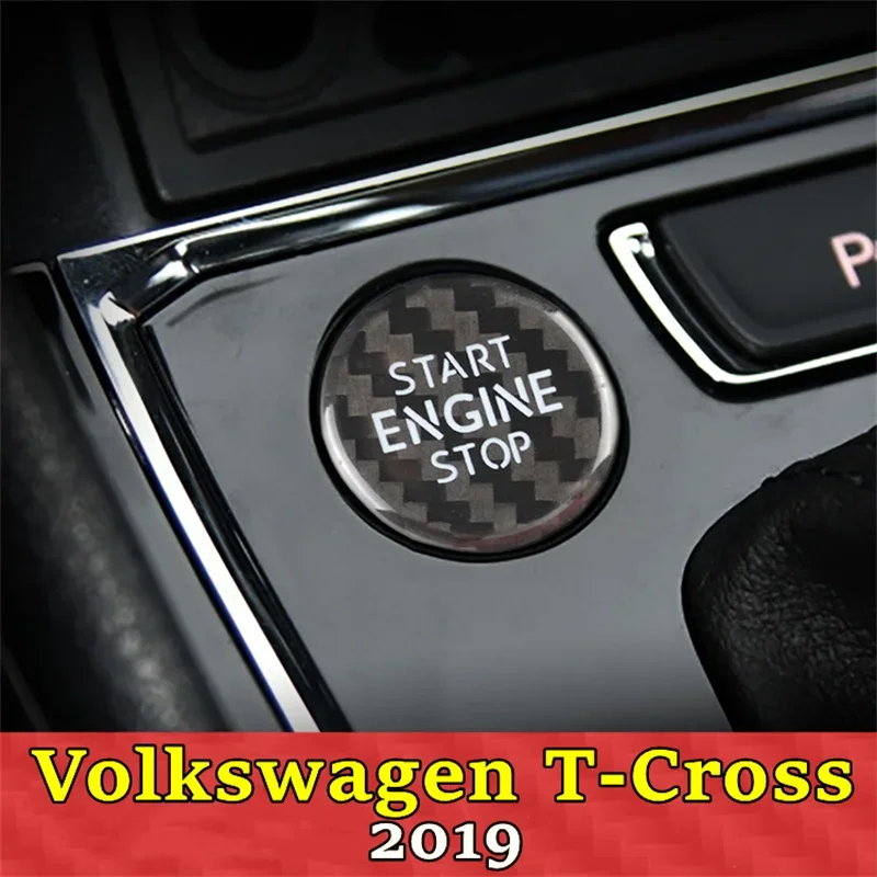 For VW Volkswagen T-Cross Car Engine Start Stop Button Cover Real Carbon Fiber Sticker 2019
For VW Volkswagen T-Cross Car Engine Start Stop Button Cover Real Carbon Fiber Sticker 2019