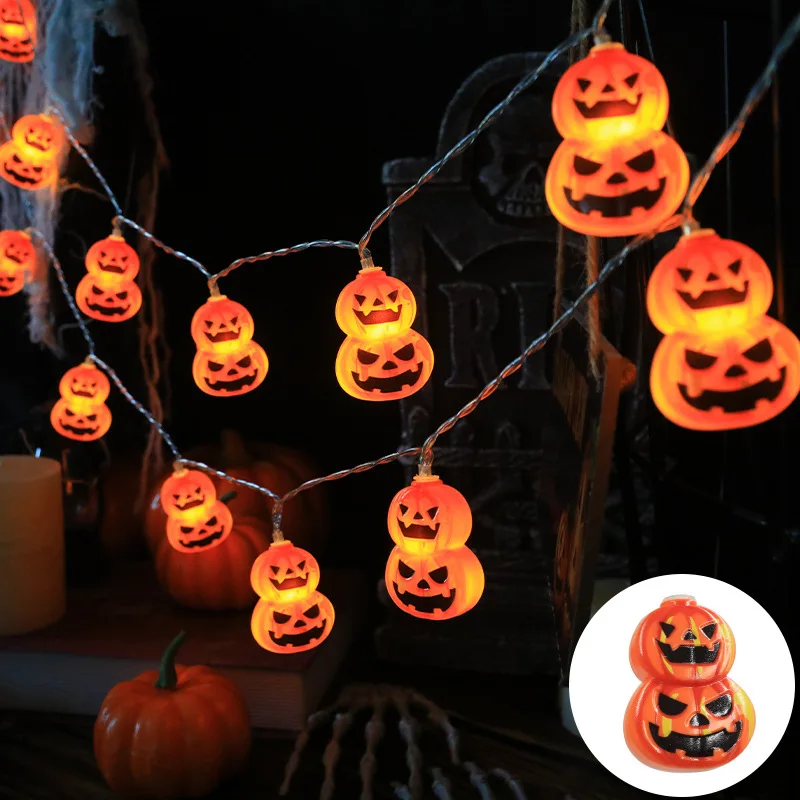 2026 Halloween Pumpkin String Lights Warm LED Fairy Lights Battery Operated Decor Lights for Halloween Party Decorations
2026 Halloween Pumpkin String Lights Warm LED Fairy Lights Battery Operated Decor Lights for Halloween Party Decorations