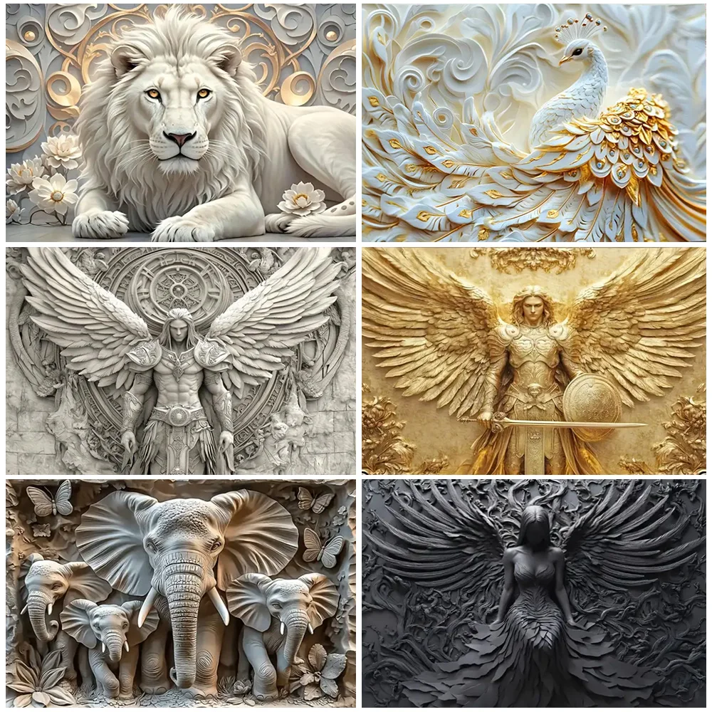 3D Archangel Michael Tapestry 3D Sculpture Angel Dragon Lion Elephant Theme Backdrop Party Decoration Living Room Decor Supplies
3D Archangel Michael Tapestry 3D Sculpture Angel Dragon Lion Elephant Theme Backdrop Party Decoration Living Room Decor Supplies