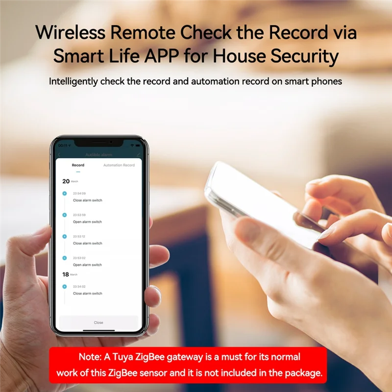 Tuya Sound Light Sensor Built-In 100DB Siren Alarm Linkage Security Protection Control Via Smartlife APP Zigbee EU Plug-N33R
Tuya Sound Light Sensor Built-In 100DB Siren Alarm Linkage Security Protection Control Via Smartlife APP Zigbee EU Plug-N33R