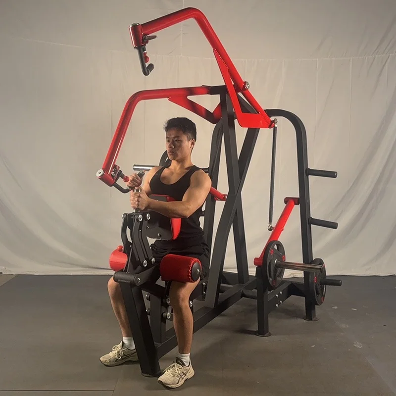 Gym Equipment Strength Training Back Exercise Plate Loaded Super High Row Pull Machine for Sale
Gym Equipment Strength Training Back Exercise Plate Loaded Super High Row Pull Machine for Sale
