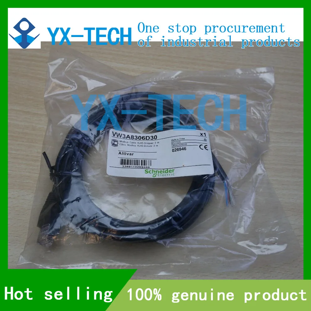 In stock VW3A8306R30 Schneider cable for Modbus serial link 2xRJ45 cable 3m
In stock VW3A8306R30 Schneider cable for Modbus serial link 2xRJ45 cable 3m
