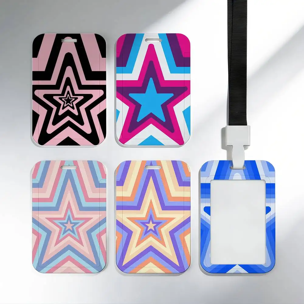 Fashion geometric stars stripes color Bus Subway Access Cardcase Plastic Work Holder Student Meal Cards cover Women Men
Fashion geometric stars stripes color Bus Subway Access Cardcase Plastic Work Holder Student Meal Cards cover Women Men