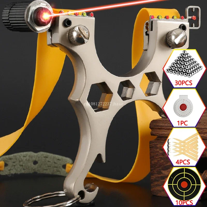 Alloy Slingsshot Multifunctional Slingshot High Precision Sling Catapult Slingsshot for Hunting Kit Adult Toys caza
Alloy Slingsshot Multifunctional Slingshot High Precision Sling Catapult Slingsshot for Hunting Kit Adult Toys caza