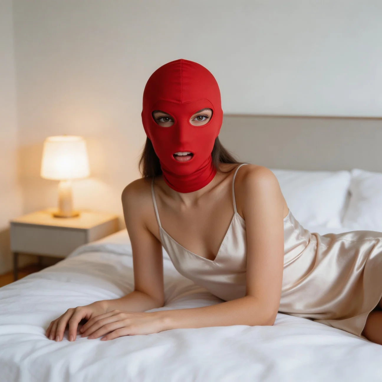 Sexy Cosplay Full Face Mask Hood Open Design Unisex Headgear for Halloween Love Party Role Play Costume
Sexy Cosplay Full Face Mask Hood Open Design Unisex Headgear for Halloween Love Party Role Play Costume