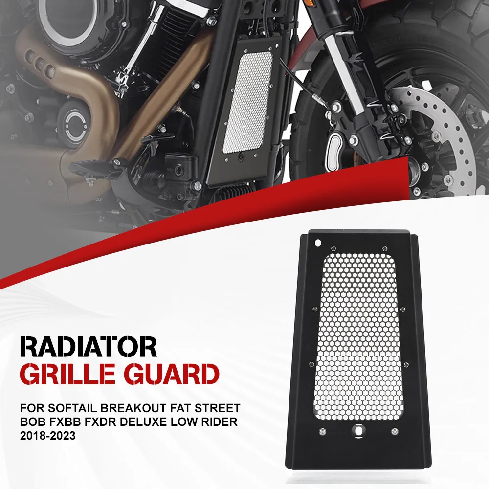 Radiator Grille Guard Protection For Softail Breakout Fat Street Bob FXBB FXDR Deluxe Low Rider 2018-2023 Upper Radiator Cover
Radiator Grille Guard Protection For Softail Breakout Fat Street Bob FXBB FXDR Deluxe Low Rider 2018-2023 Upper Radiator Cover