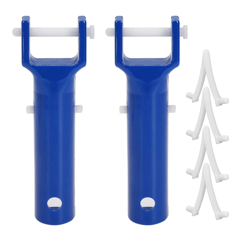2 Pcs Pool Vacuum Head Handle With 4 Pcs Butterfly V-Clips And Pins Fits For Pool Spa Vacuum Head
2 Pcs Pool Vacuum Head Handle With 4 Pcs Butterfly V-Clips And Pins Fits For Pool Spa Vacuum Head