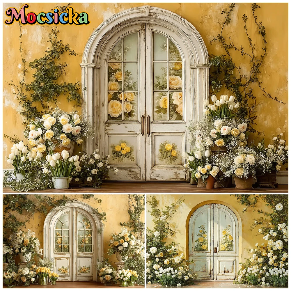 Mocsicka Photography Background Birthday Wedding Party Studio Banner Yellow Flower Wall Door Decor Child Portrait Photo Backdrop
Mocsicka Photography Background Birthday Wedding Party Studio Banner Yellow Flower Wall Door Decor Child Portrait Photo Backdrop