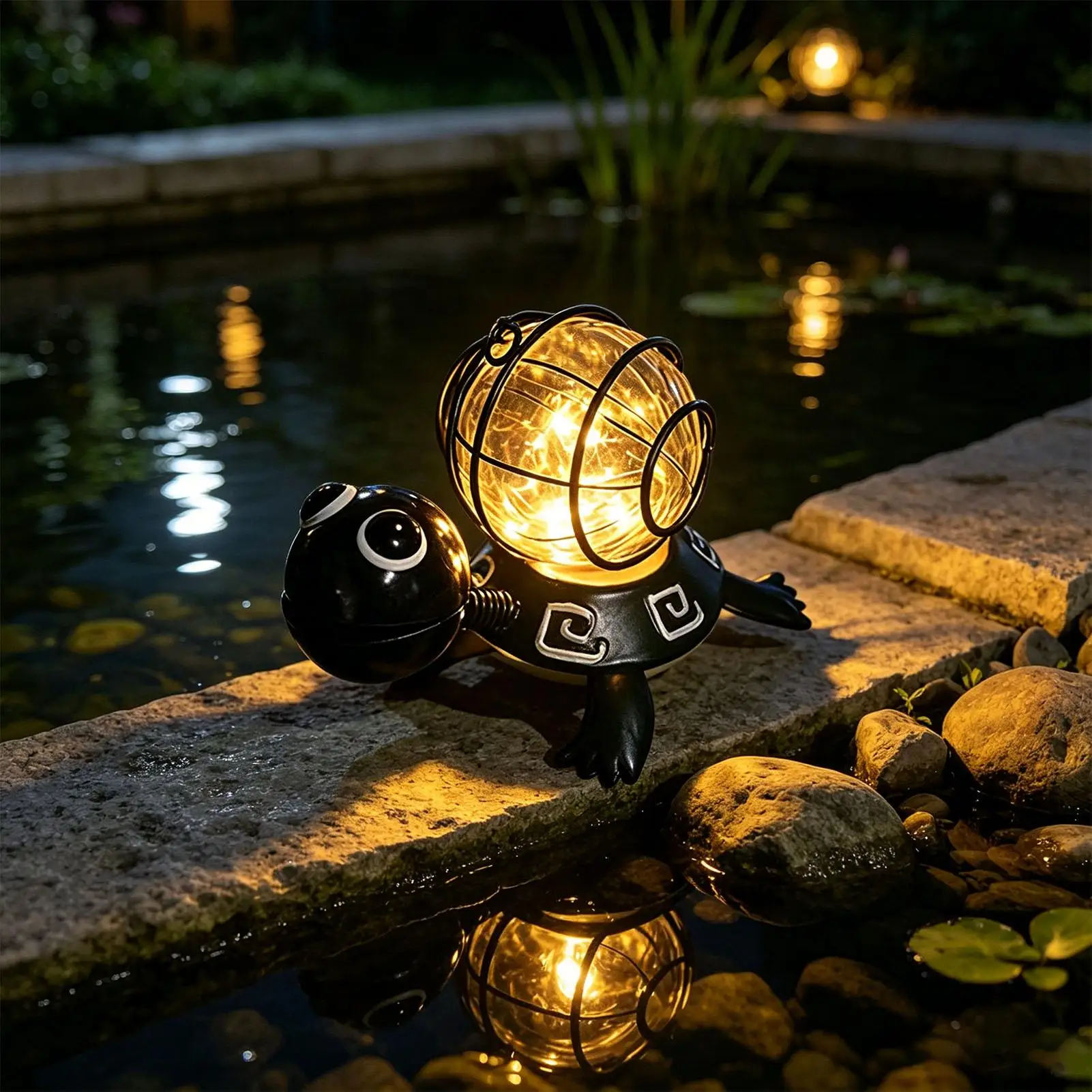Garden Turtles Outdoor Decor Waterproof Decorative Light Figurine Auto Solar Garden Lamp Statues For Yard Patio Path Landscapes
Garden Turtles Outdoor Decor Waterproof Decorative Light Figurine Auto Solar Garden Lamp Statues For Yard Patio Path Landscapes