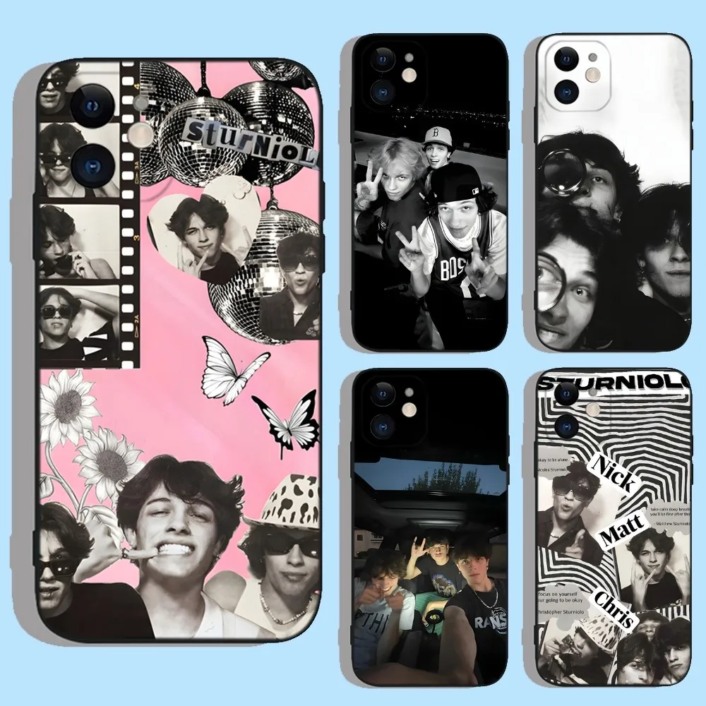 Sturniolo Triplets Phone Case For Apple iPhone 15,14,13,12,11,XS,XR,X,8,7,Pro,Max,Plus,mini Silicone Black Cover
Sturniolo Triplets Phone Case For Apple iPhone 15,14,13,12,11,XS,XR,X,8,7,Pro,Max,Plus,mini Silicone Black Cover