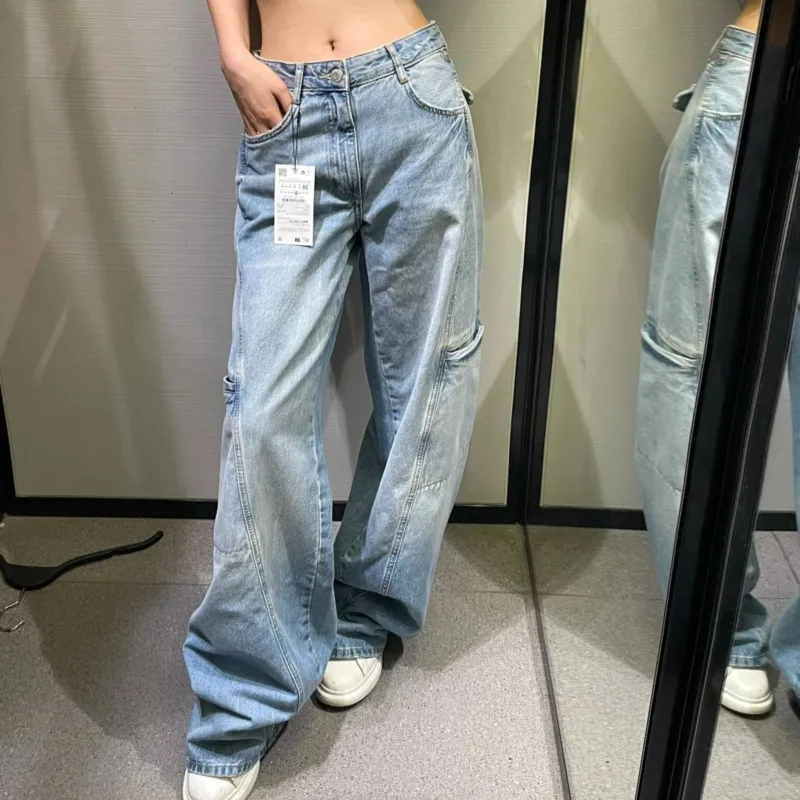 Hip Hop Y2k Workwear Jeans For Women High Waist Wide Leg Baggy Denim Pants Female Oversized Gothic Trousers 2000s Emo Jeans Girl
Hip Hop Y2k Workwear Jeans For Women High Waist Wide Leg Baggy Denim Pants Female Oversized Gothic Trousers 2000s Emo Jeans Girl