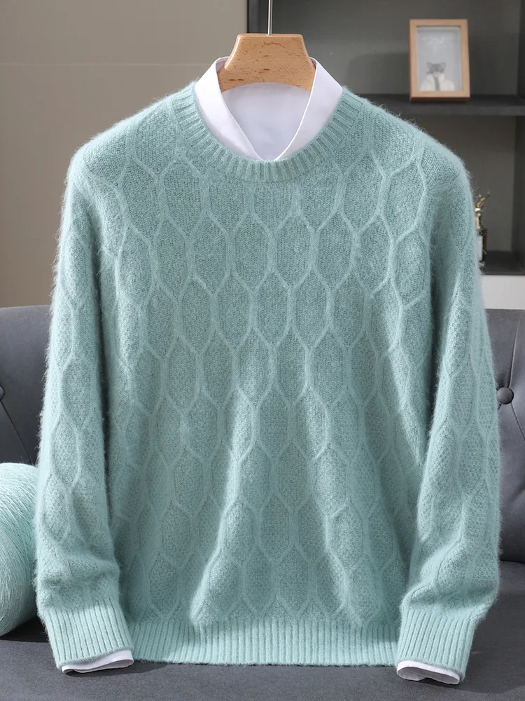 TLOML мужской свитер из 100% норки и кашемира с круглым вырезом, вязаный пуловер, умный повседневный мягкий теплый осенне-зимний норковый кашемировый толстый топ
TLOML мужской свитер из 100% норки и кашемира с круглым вырезом, вязаный пуловер, умный повседневный мягкий теплый осенне-зимний норковый кашемировый толстый топ