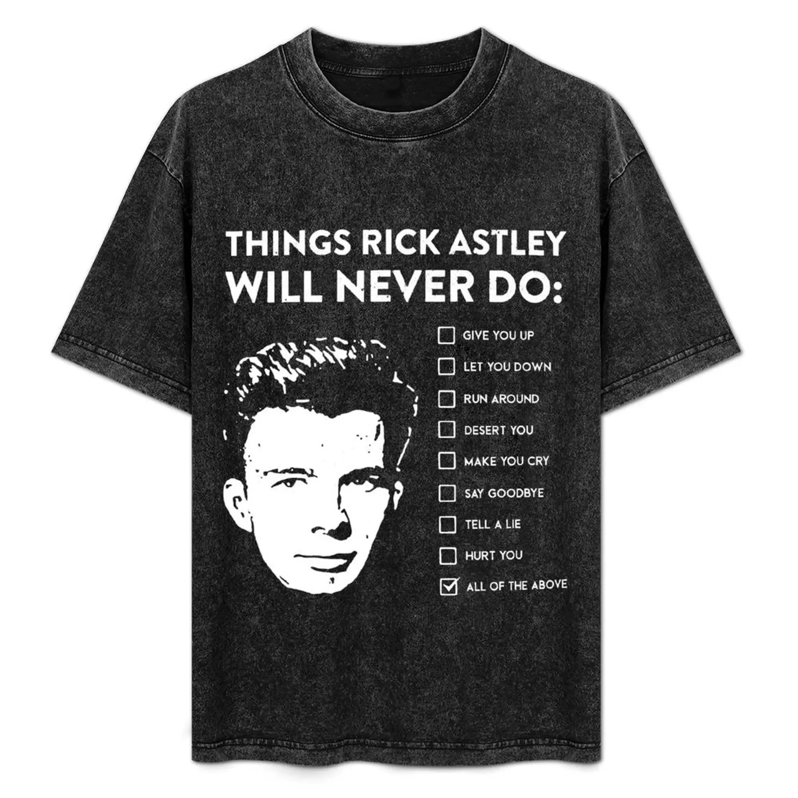 Birthday Gifts Things Rick Astley Will Never Do Active Halloween T-Shirt Big and Tall Loose Fit T-Shirt
Birthday Gifts Things Rick Astley Will Never Do Active Halloween T-Shirt Big and Tall Loose Fit T-Shirt