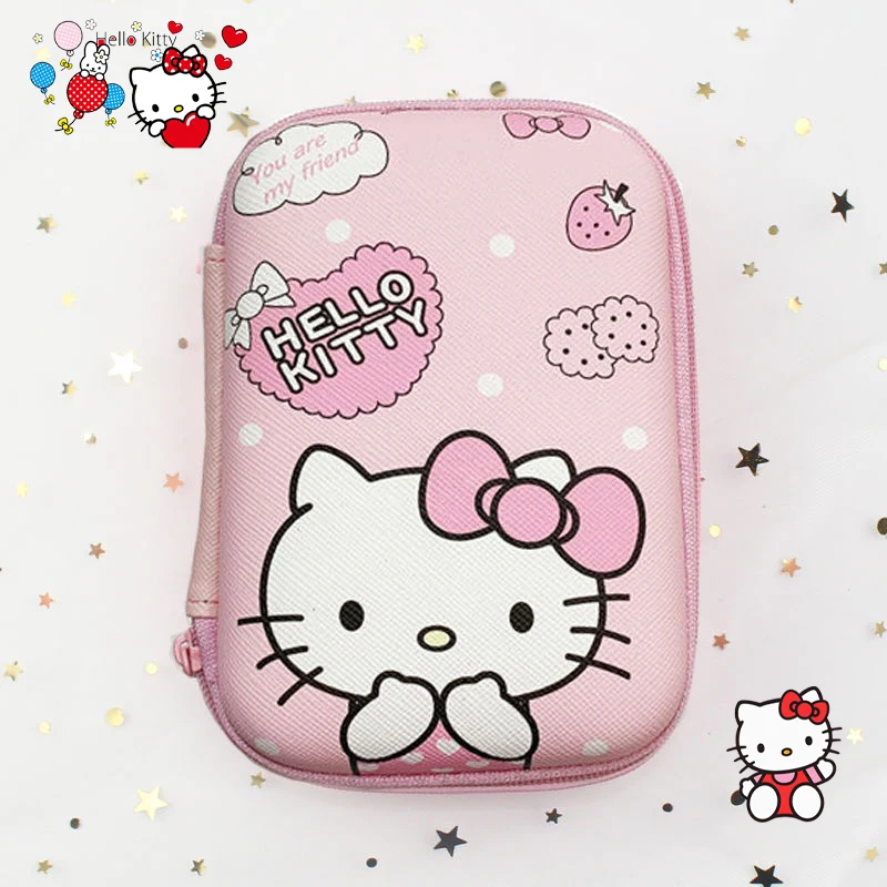 Hello Kitty Sanrio Anime Collection Card Storage Box Cute Headphone Hard Case Earphone Bag Waterproof Data Cable Protection Bag
Hello Kitty Sanrio Anime Collection Card Storage Box Cute Headphone Hard Case Earphone Bag Waterproof Data Cable Protection Bag