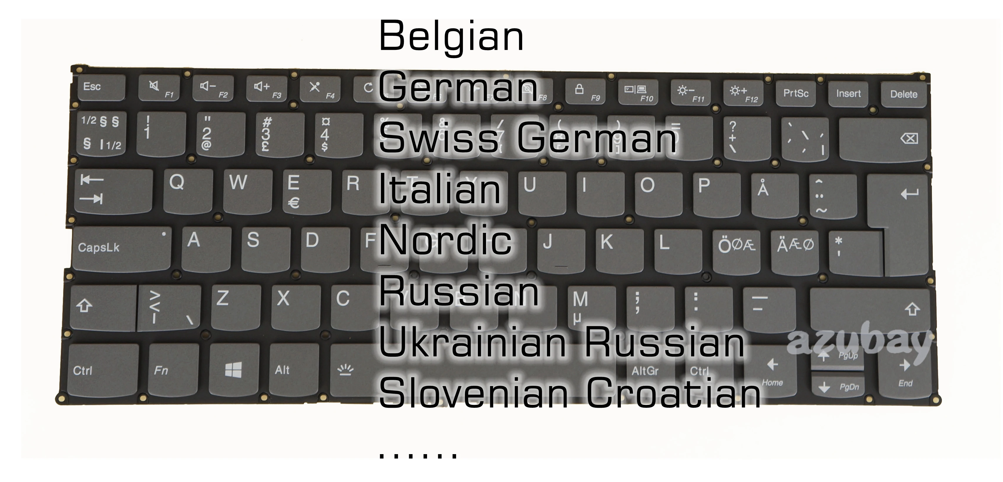 Swiss German Slovenian Croatian Keyboard for Lenovo Ideapad 530S-14ARR 530S-14IKB 530S-15IKB C340-14API C340-14IML C340-14IWL
Swiss German Slovenian Croatian Keyboard for Lenovo Ideapad 530S-14ARR 530S-14IKB 530S-15IKB C340-14API C340-14IML C340-14IWL