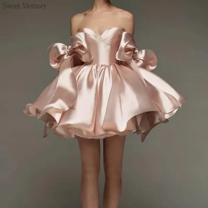 Нежное Вечернее Платье Sweet Memory на Заказ, Розовое, Короткое, для Выпускного, с Вырезом «Сердечко», Сексуальное, с Бантом на Рукавах, для Коктейльных Вечеринок
Нежное Вечернее Платье Sweet Memory на Заказ, Розовое, Короткое, для Выпускного, с Вырезом «Сердечко», Сексуальное, с Бантом на Рукавах, для Коктейльных Вечеринок