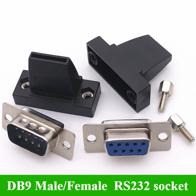 RS232 serial port connector DB9 male and female socket/Plug connector solder type 9pin copper RS232 COM socket adapter for PCB
RS232 serial port connector DB9 male and female socket/Plug connector solder type 9pin copper RS232 COM socket adapter for PCB