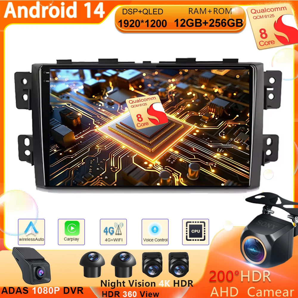 Car Radio Carplay Android 14 For KIA BORREGO MOHAVE 2008 - 2016 Multimedia Automotiva Receiver Display Bluetooth Sound 5G Camera
Car Radio Carplay Android 14 For KIA BORREGO MOHAVE 2008 - 2016 Multimedia Automotiva Receiver Display Bluetooth Sound 5G Camera