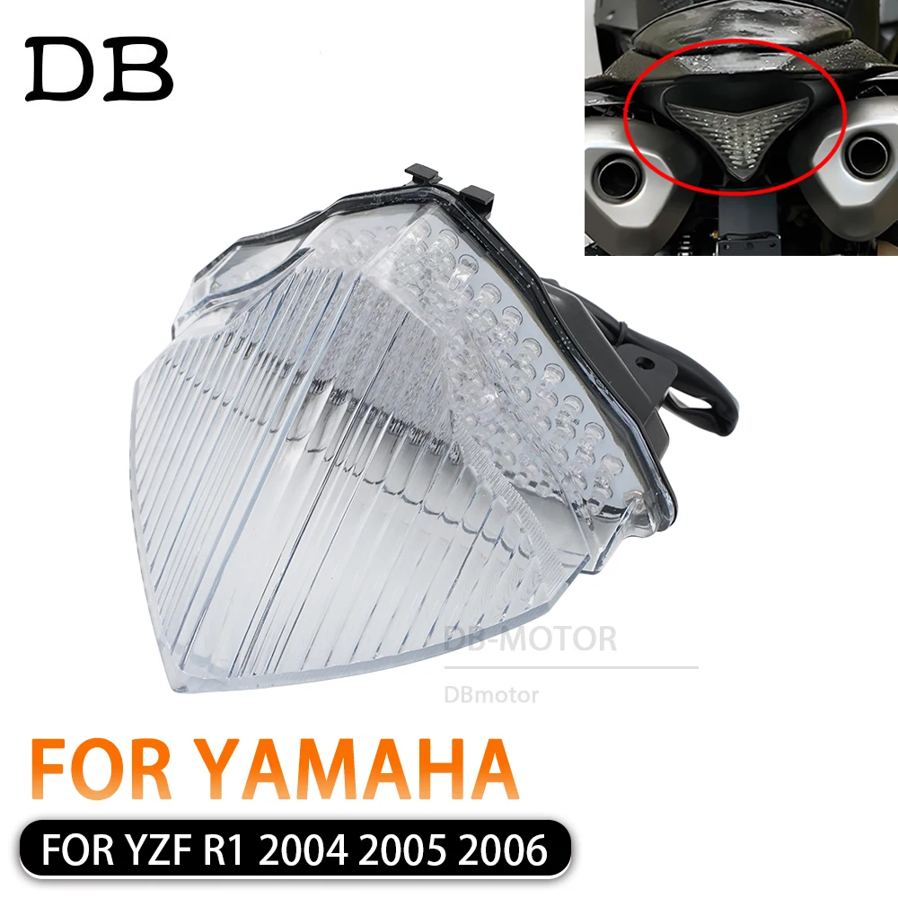 Motorcycle Accessory Integrated LED Rear Tail Light with Brake & Turn Signals For Yamaha YZF R1 2004 2005 Motorcycle Accessories
Motorcycle Accessory Integrated LED Rear Tail Light with Brake & Turn Signals For Yamaha YZF R1 2004 2005 Motorcycle Accessories