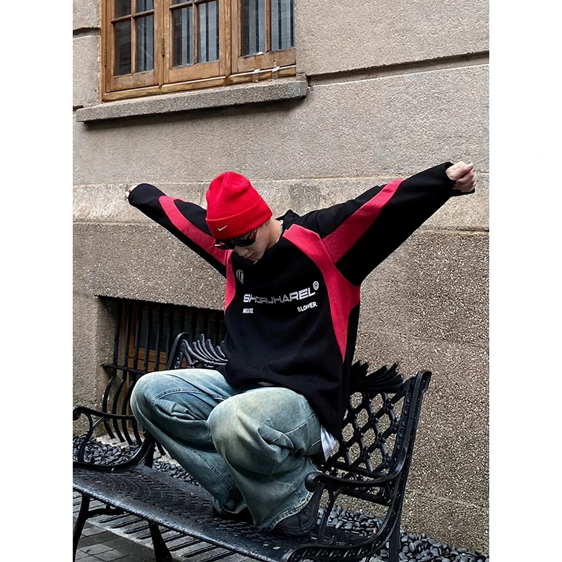 Мужская толстовка с круглым вырезом в стиле хип-хоп, уличная одежда, плотная ткань, свободный крой, весна-осень, повседневная, в стиле High Street
Мужская толстовка с круглым вырезом в стиле хип-хоп, уличная одежда, плотная ткань, свободный крой, весна-осень, повседневная, в стиле High Street