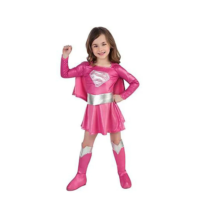 Pink Superhero Princess Costume with Boot Covers for Girls Halloween Children's Superhero Outfit including Boot Covers
Pink Superhero Princess Costume with Boot Covers for Girls Halloween Children's Superhero Outfit including Boot Covers