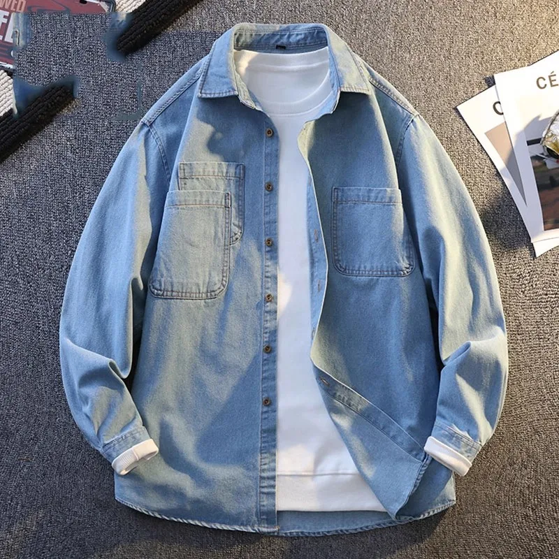 New Men's Casual Loose Shirt Autumn Fashion Versatile Outerwear Standard Fit Long Sleeve Cool Feeling Chinese Brand Boy's Shirt
New Men's Casual Loose Shirt Autumn Fashion Versatile Outerwear Standard Fit Long Sleeve Cool Feeling Chinese Brand Boy's Shirt