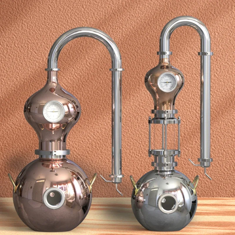 Household hydrosol essential oil machine Pure copper still BaijiuBrewing machine
Household hydrosol essential oil machine Pure copper still BaijiuBrewing machine
