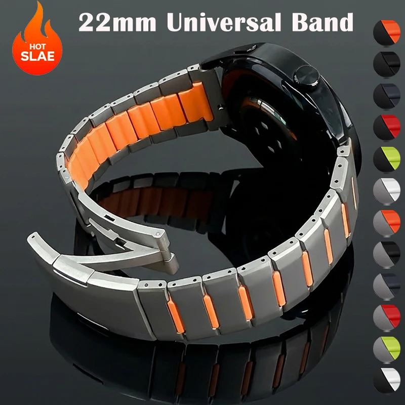 22mm Stainless Steel Band for Huawei Watch GT6 GT5 GT4/Pro 46mm No Gaps Strap for Huawei Ultimate/GT Runner 2 Replacement Strap
22mm Stainless Steel Band for Huawei Watch GT6 GT5 GT4/Pro 46mm No Gaps Strap for Huawei Ultimate/GT Runner 2 Replacement Strap