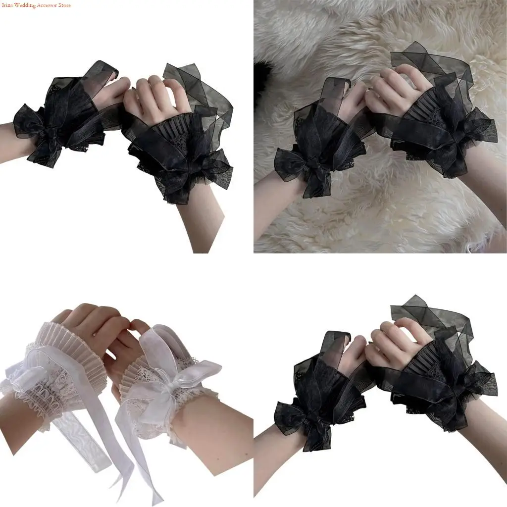 G92D 2PCS Elegant Lace Cuffs Stretch To 30cm Wrist Cuffs For Stage Performances
G92D 2PCS Elegant Lace Cuffs Stretch To 30cm Wrist Cuffs For Stage Performances