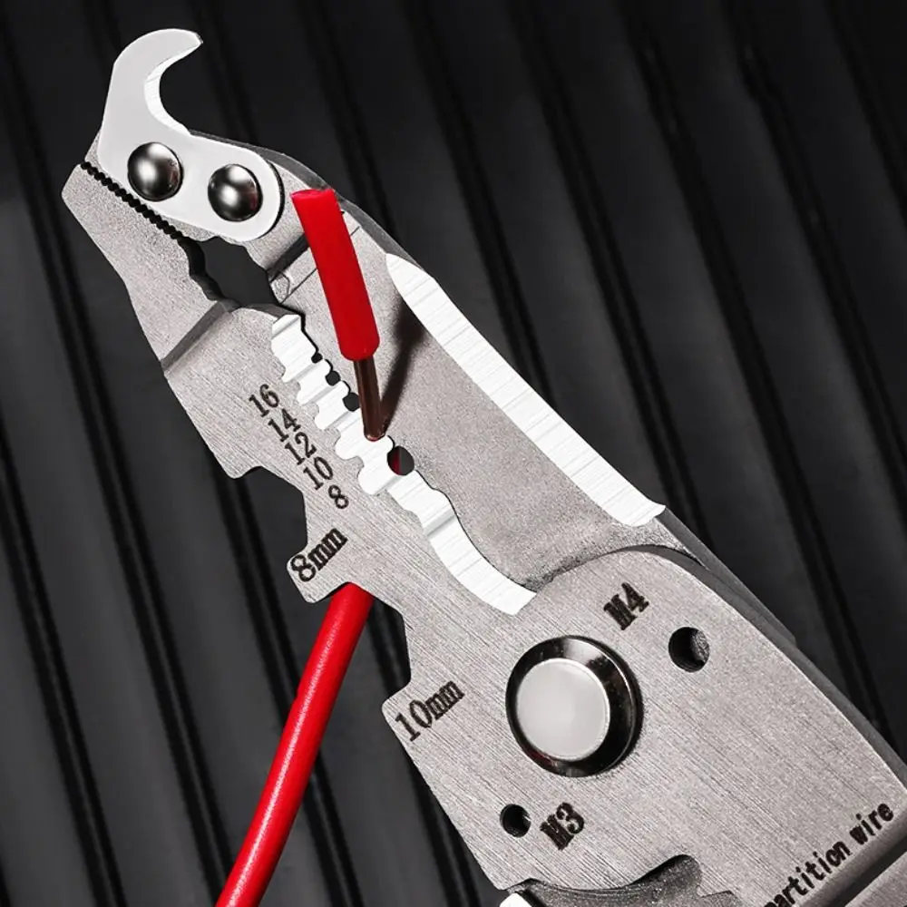 Fast Cutting Wire Stripper Foldable Non-slip Electrician Crimpe Pliers Ergonomic Handle Alloy Wire Stripping Pliers Household
Fast Cutting Wire Stripper Foldable Non-slip Electrician Crimpe Pliers Ergonomic Handle Alloy Wire Stripping Pliers Household