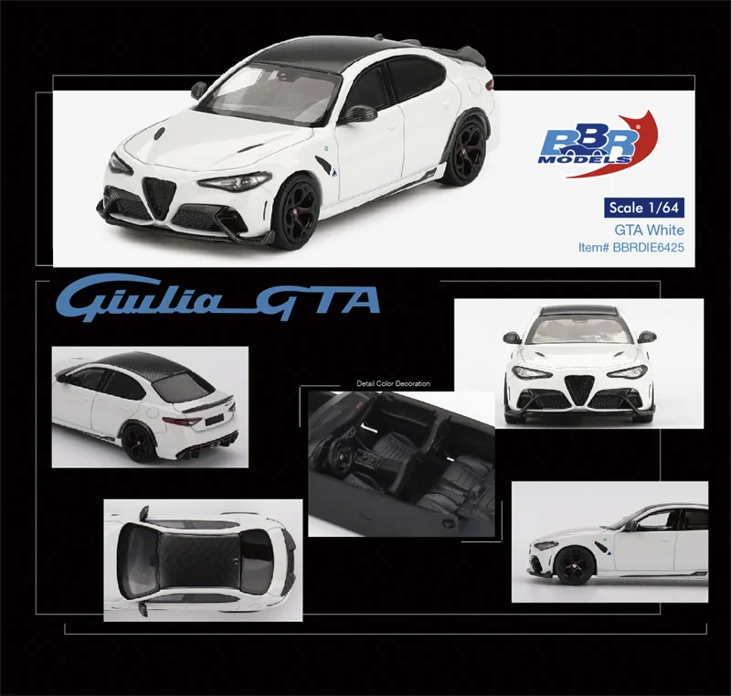 BBR 1:64 Romeo Giulia Die-Cast Car Models Gifts
BBR 1:64 Romeo Giulia Die-Cast Car Models Gifts