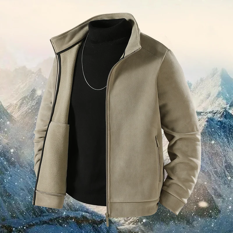 New Autumn Winter Men's Fleece Hoodie Thickened Warm Stand Collar Cardigan Windproof Cold Resistant Casual Outdoor Sweatshirts
New Autumn Winter Men's Fleece Hoodie Thickened Warm Stand Collar Cardigan Windproof Cold Resistant Casual Outdoor Sweatshirts