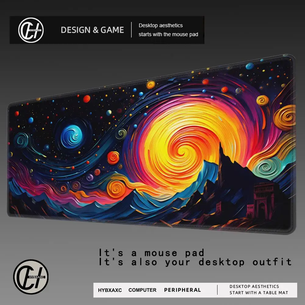HYBXAXC Van Gogh Abstract Starry Sky Magic Party Game Mat Durable Rubber for TCG Game MousePad Office Desk Mats Friendly Design
HYBXAXC Van Gogh Abstract Starry Sky Magic Party Game Mat Durable Rubber for TCG Game MousePad Office Desk Mats Friendly Design