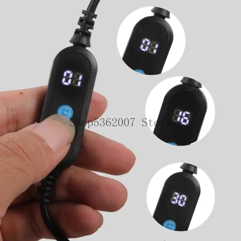 50cm Adjustable Timer Switching USB Cable Cord 1 to 30 Minutes Auto Countdown Shutoff For LED Lights, Fan, Kitchen 40JB
50cm Adjustable Timer Switching USB Cable Cord 1 to 30 Minutes Auto Countdown Shutoff For LED Lights, Fan, Kitchen 40JB