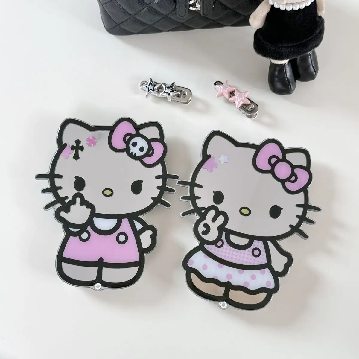 Anime Sanrio Creative Gesture Hello Kitty Sliding Mirror Phone Case with Lanyard Fit IPhone 16 Pro 15 14 Protective Cover Lovely
Anime Sanrio Creative Gesture Hello Kitty Sliding Mirror Phone Case with Lanyard Fit IPhone 16 Pro 15 14 Protective Cover Lovely