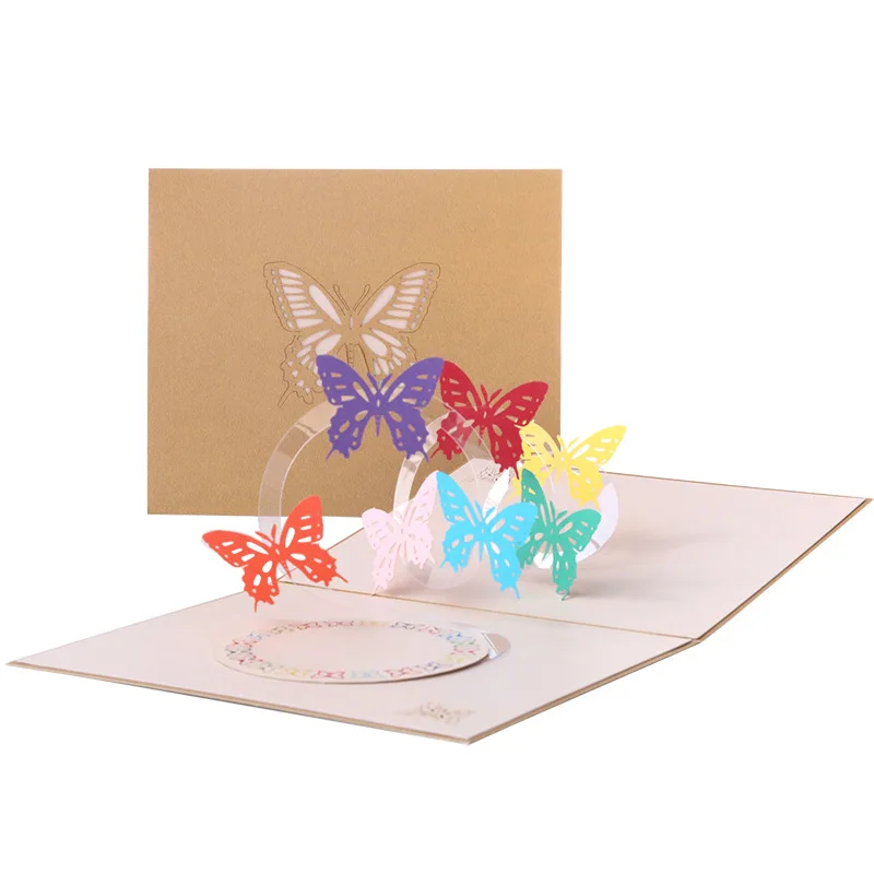 3D Pop Up It Rainbow Butterfly Thank You Cards New Year Gifts Geeting Card Customizable Postcards Send Holidays Wishes To Friend
3D Pop Up It Rainbow Butterfly Thank You Cards New Year Gifts Geeting Card Customizable Postcards Send Holidays Wishes To Friend
