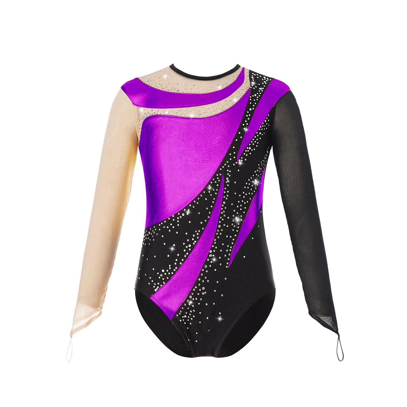 Kids Girls Figure Skating Dance Performance Bodysuit Ballet Gymnastics Leotard Long Sleeve Metallic Contrast Jumpsuit Dancewear
Kids Girls Figure Skating Dance Performance Bodysuit Ballet Gymnastics Leotard Long Sleeve Metallic Contrast Jumpsuit Dancewear