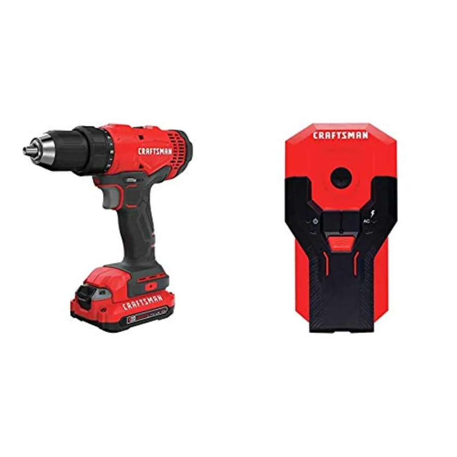 Беспроводная дрель-шуруповерт V20* CMCD701C2 с детектором проводки CRAFTSMAN и функцией определения глубины проникновения (1-1/2 дюйма) (CMHT77621)
Беспроводная дрель-шуруповерт V20* CMCD701C2 с детектором проводки CRAFTSMAN и функцией определения глубины проникновения (1-1/2 дюйма) (CMHT77621)