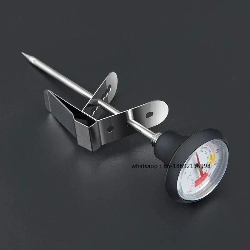 Термометр-зонд для кофе из нержавеющей стали 0~100 ℃ Термометр для кофейника, кувшин для взбивания молока, измерительный инструмент для кафе и кухни
Термометр-зонд для кофе из нержавеющей стали 0~100 ℃ Термометр для кофейника, кувшин для взбивания молока, измерительный инструмент для кафе и кухни