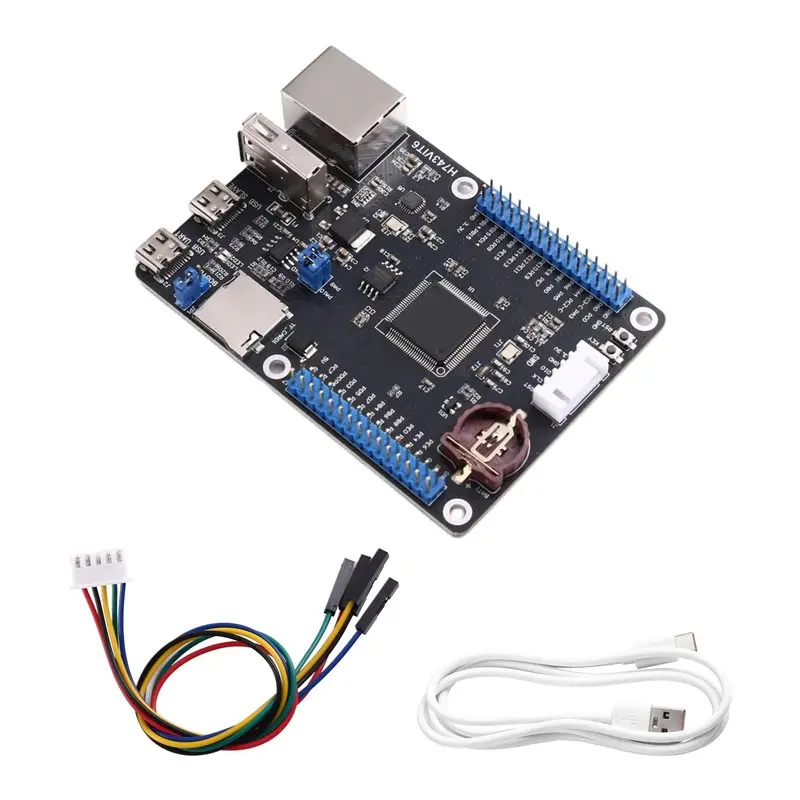 Electronexus-STM32H743VIT6 Development Board Core Board Small System Board Ethernet Network Performance Superior To STM32F407 Su
Electronexus-STM32H743VIT6 Development Board Core Board Small System Board Ethernet Network Performance Superior To STM32F407 Su
