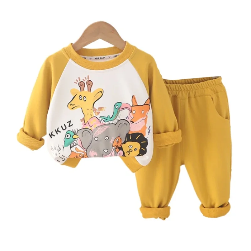 New Autumn Baby Clothes Set Children Boys Cartoon T-Shirt Pants 2Pcs/Sets Toddler Girls Clothing Infant Costume Kids Sportseary
New Autumn Baby Clothes Set Children Boys Cartoon T-Shirt Pants 2Pcs/Sets Toddler Girls Clothing Infant Costume Kids Sportseary
