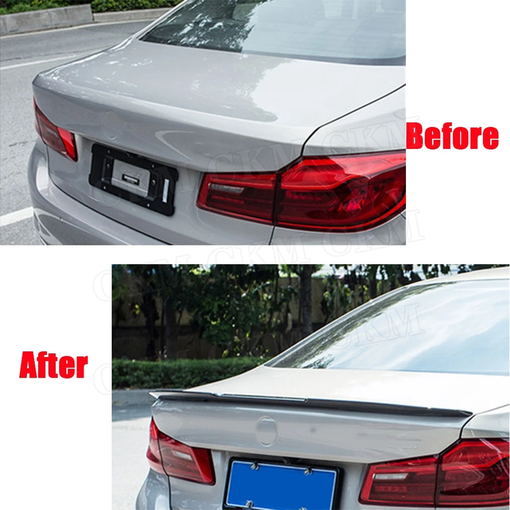 CKMUUER Rear Trunk Trim Spoiler Carbon Boot Spoiler Wings Auto For BMW 5 Series F10 F18 520i 528i 530i 535i 550i 2010-2018
CKMUUER Rear Trunk Trim Spoiler Carbon Boot Spoiler Wings Auto For BMW 5 Series F10 F18 520i 528i 530i 535i 550i 2010-2018