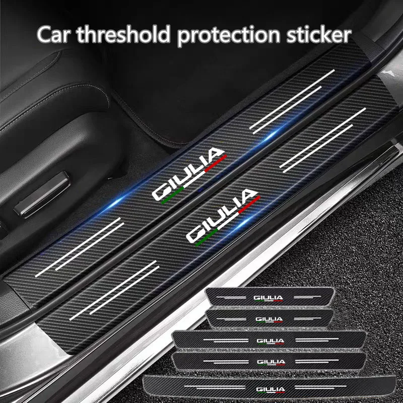 60X7CM Car Door Sill Side Anti Scratch Protector Strip Carbon Fiber Car Sticker For Alfa Romeo Giulia Car Accessories
60X7CM Car Door Sill Side Anti Scratch Protector Strip Carbon Fiber Car Sticker For Alfa Romeo Giulia Car Accessories