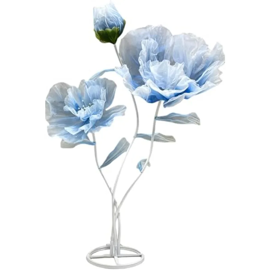 Artificial Silk Flower Decoration, Large Fake Flower with Standing Stems and Base, Giant Flowers 5.5Ft for Wedding Background D
Artificial Silk Flower Decoration, Large Fake Flower with Standing Stems and Base, Giant Flowers 5.5Ft for Wedding Background D