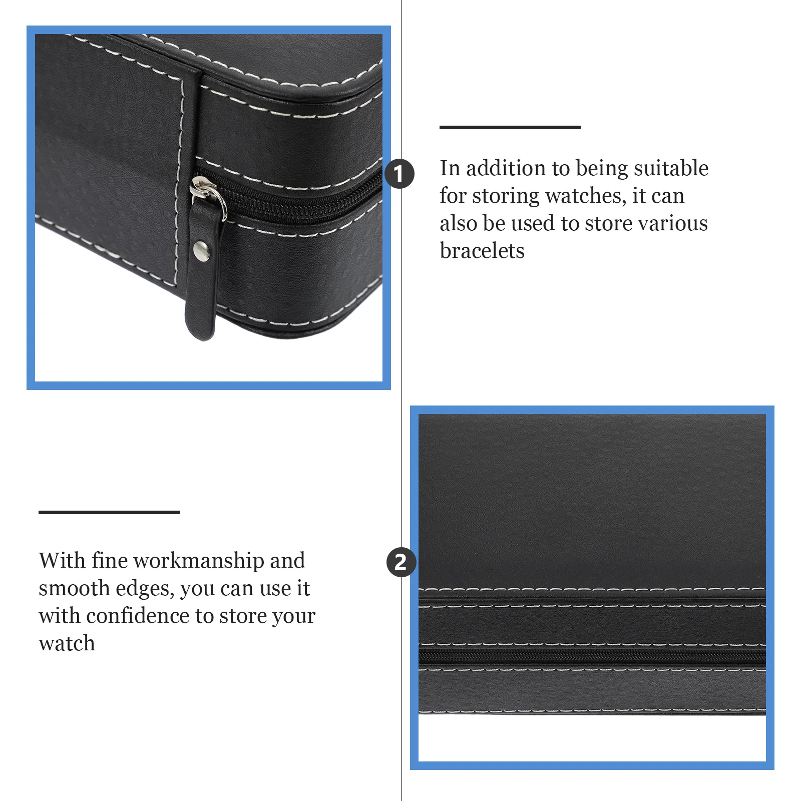6 Pieces Watch Box Storage Case Protective ganizer Wristwatch Container Jewelry Safe PU Material Durable Display
6 Pieces Watch Box Storage Case Protective ganizer Wristwatch Container Jewelry Safe PU Material Durable Display