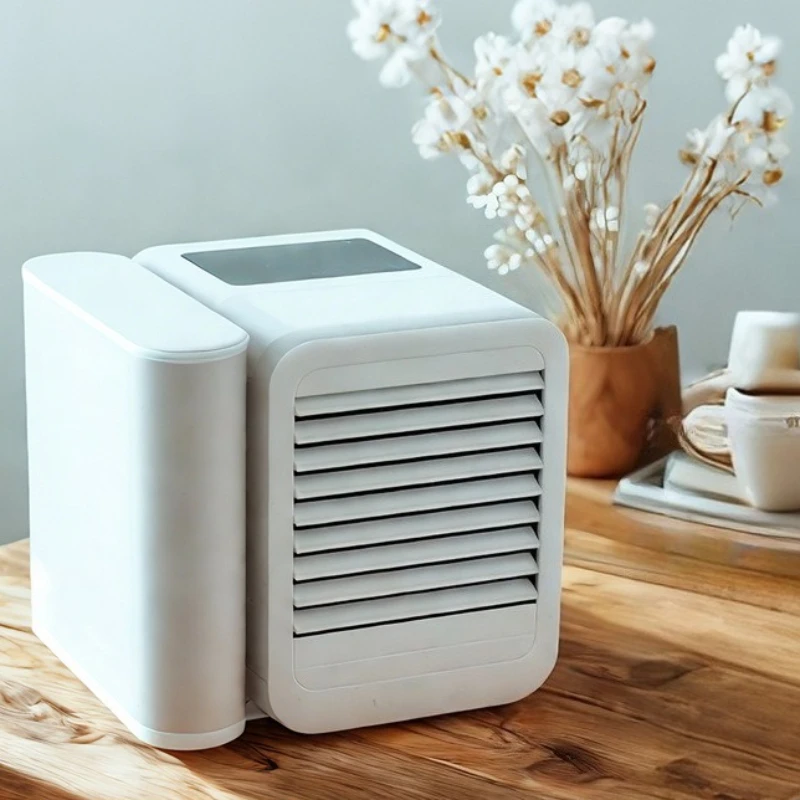 Portable USB Rechargeable Air Cooler,Desktop Evaporative Cooling Fan,Personal Humidifier Misting Fan,Ultra Silent Bladeless Fan
Portable USB Rechargeable Air Cooler,Desktop Evaporative Cooling Fan,Personal Humidifier Misting Fan,Ultra Silent Bladeless Fan