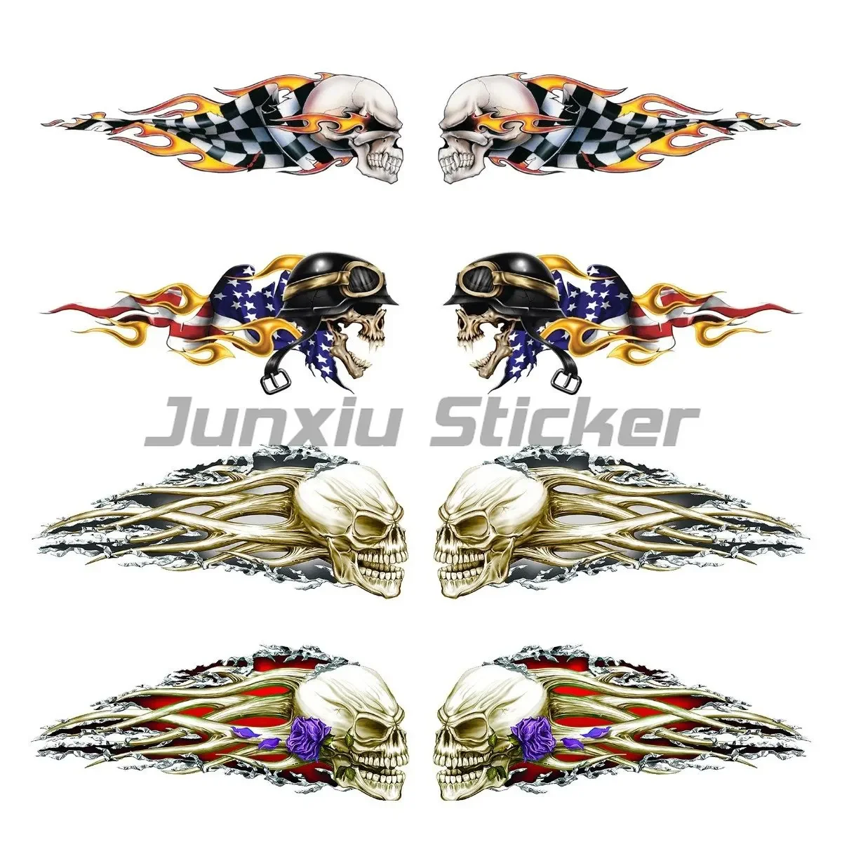 3D Hellion Tear Skull Fire Rose Scratch Stripe Torn Metal Car Stickers Vinyl Trunk Decal Cover Scratches
3D Hellion Tear Skull Fire Rose Scratch Stripe Torn Metal Car Stickers Vinyl Trunk Decal Cover Scratches