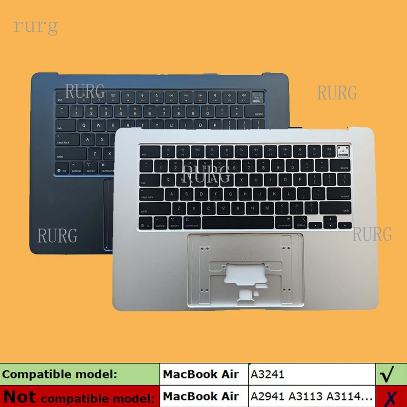 R+ FOR NEW For Apple MacBook Air 15A3241 Top Case Keyboard Midnight Silver US
R+ FOR NEW For Apple MacBook Air 15A3241 Top Case Keyboard Midnight Silver US
