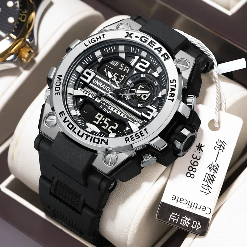 New Tactical Men's Multifunctional High School Student Watch, Night Light Waterproof Sports Outdoor Electronic Watch
New Tactical Men's Multifunctional High School Student Watch, Night Light Waterproof Sports Outdoor Electronic Watch