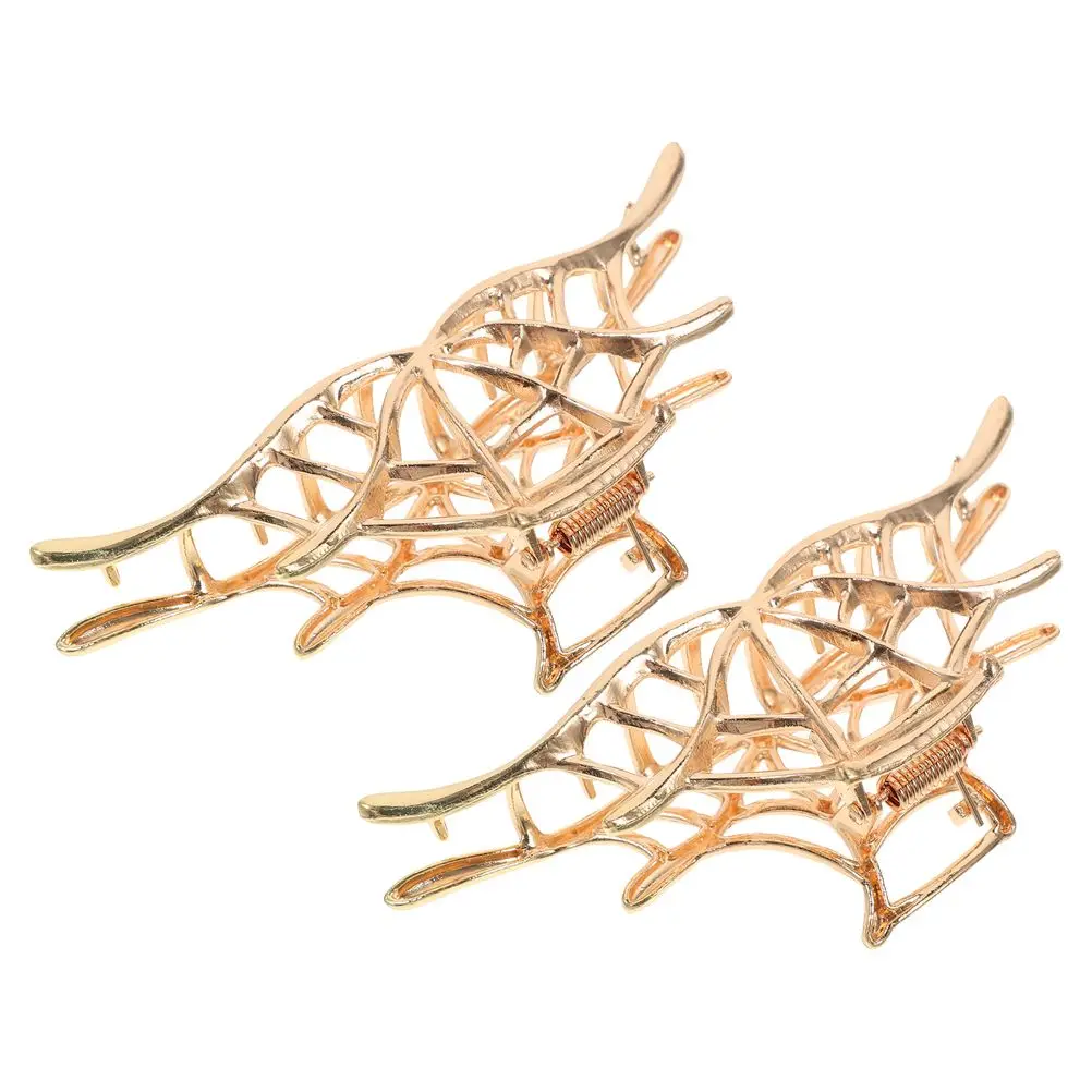 2pcs Metal Clip Durable Zinc Alloy Accessories For Women Women Spiderweb Hair Clip Hair Jaw Accessories Decorative Hairpins
2pcs Metal Clip Durable Zinc Alloy Accessories For Women Women Spiderweb Hair Clip Hair Jaw Accessories Decorative Hairpins